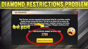 Unlimited diamonds generator for garena free fire and 100% working diamonds hack trick 2021. Diamond Restrictions Problem In Free Fire How To Remove Diamond Restrictions In Free Fire Youtube