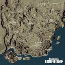 Map Overview Of Miramar New Pubg Map Released Desert Map Map Poster Map