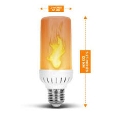 Flame Effect Fire Led Fire Light Bulb Flaming Flicker 120v 240v Screw 12vmonster Lighting And More