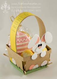In K Spire Me 192 Osterspecial Hoppelhase Im Korbchen Osterbasteleien Fur Kinder Osterkorbchen Basteln Mit Kindern Diy Ostern
