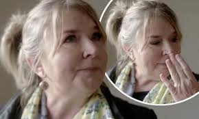Fern Britton breaks down in tears as she revisits her childhood home