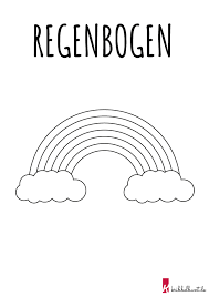 Regenbogen Ausmalbild Alles Wird Gut Ausmalbild Kribbelbunt