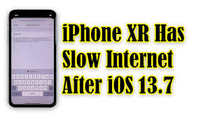 Iphone Xr Started To Have Slow Internet Connection After Ios 13 7 Youtube