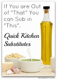 If You Are Out Of That You Can Sub In This Quick Kitchen Substitutes Cooking Cooking Recipes Food Hacks