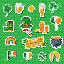 'the day of the festival of patrick'), is a cultural and religious celebration held on 17 march, the traditional death date of saint patrick (c. Set Of Happy St Patrick S Day Flat Icons Illustration Eat Royalty Free Cliparts Vectors And Stock Illustration Image 51290039