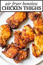 Air Fryer Chicken Thighs The Almond Eater In 2020 Air Fryer Chicken Thighs Air Fryer Chicken Food Dishes