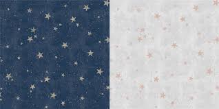 Blue stars in 2020 gif background galaxy wallpaper anime. Starlight Stars Wallpaper Rose Gold Navy Blue Grey White Metallic Childrens Ebay