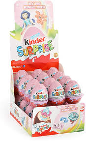 Petites annonces gratuites jouets kinder surprise «le seigneur des anneaux» série complète (kinder 2002) lot 4 figurines jouet ancien vrac kinder surprise p. Kinder Surprise Chocolate Eggs With Toys Pink Valentine S Day Surprise For Kids 24 Count 480 Grams 20gx24 Amazon Ca Grocery