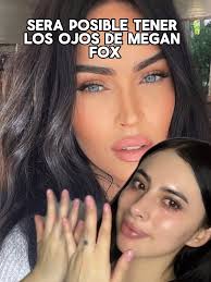 Megan Fox Makeup Tutorial Using Glacier Blue Lenses
