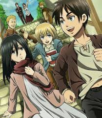 For the first three seasons of ' attack on titan ,' armin, mikasa, and eren are basically on the same page. Eren Mikasa Armin And Hannes Novocom Top