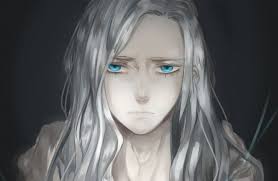The best gifs for white haired anime boys. Anime Boy With Blue Eyes Shoujo White Hair Anime Guy Long White Hair Guys With White Hair