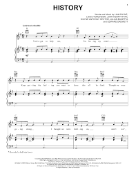 From the motion picture star wars. One Direction History Sheet Music Notes Chords Beginner Piano Download Pop 123162 Pdf