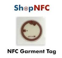 NFC Garment Tags NTAG424 DNA in flexible PET 25mm