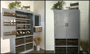 Free standing kitchen pantry is one of the simplest and easiest way to organize all of your cooking storage, food supplies, or other kitchen stuff related. A Freestanding Pantry For Small Spaces Your Projects Obn