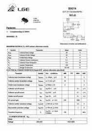 9014 Datasheet Equivalent Cross Reference Search