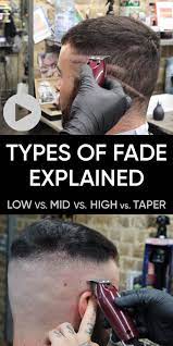 Types Of Fade Haircuts Explained Types Of Fade Haircut Types Of Fades Fade Haircut