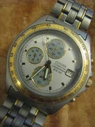Citizen Titanium Chronograph Gn 4 S Two Tone Watch Ebay Watches Quartz Watch Chronograph