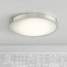 Shop lexmod for halo 25 acrylic ceiling fixture. Halo 17 Wide Brushed Nickel Led Ceiling Light 42t51 Lamps Plus