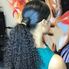 Slicked back hair for short hair tutorial. Natural Hair Atlanta Bredidmyhair
