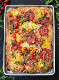 Triple Tomato Focaccia Bread Kiwi And Carrot Recipe Focaccia Food Focaccia Bread Recipe
