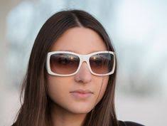 White Anti Reflective Wayfarer Sunglasses