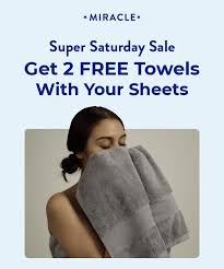 I ordered the standard sheets from miracle brand. Miracle Super Saturday Sale Get 2 Free Towels With Your Sheets Milled