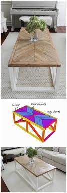 Herringbone Coffee Table Diy Farmhouse Coffee Table Wood Table Diy Modern Farmhouse Coffee Table