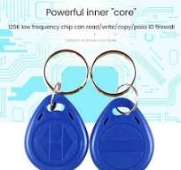 50 PCS Writable 125KHz RFID Key Fob Proximity ID Card Token Tag Rewritable  T5577 Universal