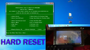 How To Hard Reset China Tablet By Utility Software With Image Tablet Technology Hard