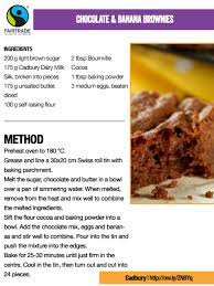 Chocolate And Banana Brownies Fairtrade Fair Trade Food Fair Food Recipes Banana Brownies