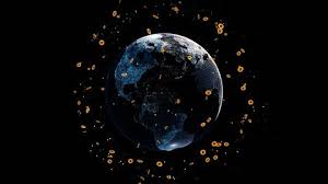 Globe is the inventor of bitcoin vix futures. Digital Earth Globe Surrounded By Stock Footage Video 100 Royalty Free 1008166177 Shutterstock