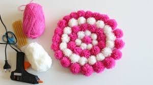 Sie können nicht immer zu investieren viel bargeld und kaufen brandneu hausrat zu helfen regenerieren diese schau. Bastel Deko Ideen Pompon Teppich Selber Machen Amazing Pompom Carpet Youtube