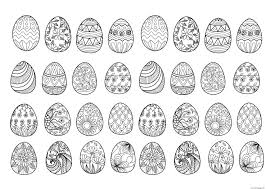 Complex pokemon coloring pages for adults. Adult Easter Eggs Complex By Bimdeedee Coloring Pages Printable