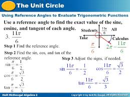 One radian is equal to the angle formed when the arc opposite the angle is equal to the radius of the circle. How To Find Reference Angle In Radians Calculator