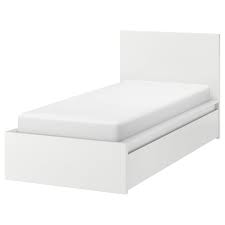 Diy bed build twin size bed frame with this via anita sienudzi above a twin frame youth bed ikea hack an ikea were sure to adjust its dimensions as well as well an old bed. Malm High Bed Frame 2 Storage Boxes White Twin Ikea