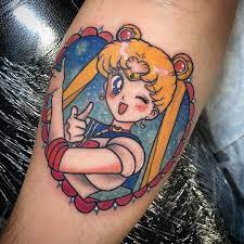 Follow Tattoowonderland On Pinterest For More Sailor Moon Tattoo Sailor Moon Tattoo Sailor Moon Fandom Tattoos