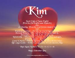 Kim Name Meaning Names With Meaning Kim Name Meaning Names