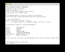 Hello chaps, i have got a question: Querying The Ripe Database Ripe Network Coordination Centre