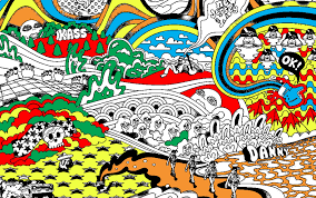 Grateful Dead Art Psychedelic Adult Coloring Pages