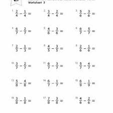 Mathematic number systems are mainly divided into two portions, including whole numbers and fractions. Subtracting Fraction Worksheets Common Denominators