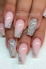 Topic For Bridal Wedding Nails Idea Silver Lace She 16 Nail Ideas Nail Ideas Wedding For Nailideas Bri Bride Nails Wedding Nails Design Bridal Nails