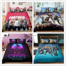 Set comprises of 1 duvet cover and 2 pillowcases. Game Fortnite Duvet Cover Twin Full Queen King Size Quilt Covers With Double Pillow Case Kids Adult Fiber Cartoon Print Bedding Sheet Set Buy At The Price Of 39 67 In Dhgate Com