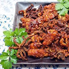 Javaholic Calamari With A Sweet Hot Sauce Cumi Goreng Pedas Manis Pedas Hot Sauce Calamari