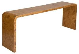 Burl Wood Console Table Burled Wood Wood Console Table Wood Console