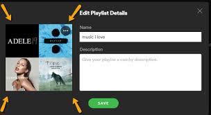 From the menu select edit details; All Things Spotify Playlist Covers Amazing Examples Templates