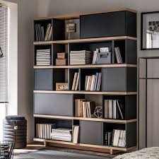 Modern Furniture Salon Vox Balance Modular Bookcase In Grey Oak Effect Modernfurniture Sal Bookcase Design Bookshelf Design Bookshelves In Living Room