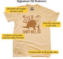 Vintage No Otter Shirt Will Do Signature T-Shirt | Solid Threads