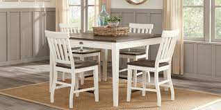 Often times, chairs and stools aren't listed as being counter or bar height, and you're left to guess for yourself. White Dining Room Table Chair Sets