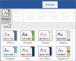 You'll see this option to the left of the page color and page borders options. Anwenden Von Designs Word