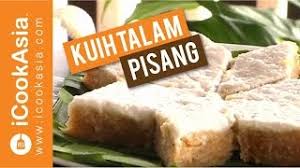 Namun yang paling terkenal adalah kue talam pandan. Kuih Talam Pisang Try Masak Icookasia Youtube